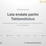 Müüa leht tehismõistus.ee/tehismoistus.ee koos veebilehega, mis koondab AI-si