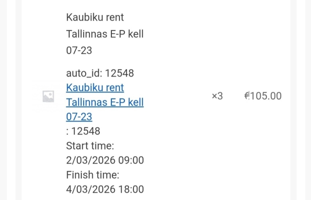 Müüakse töötav äri kiire tasuvusajaga. kaubik-rent.ee
