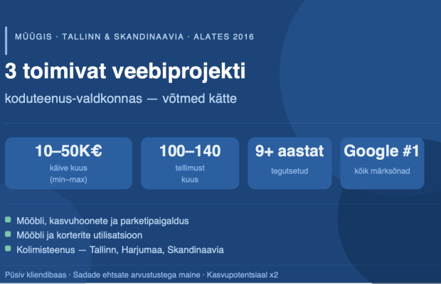 Müüa kolimis ja transpordiettevõtte Tallinnas