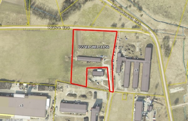 COMMERCIAL LAND FOR SALE IN THE ÄÄSMÄE PRODUCTION AREA, EXCELLENT INFRASTRUCTURE!
