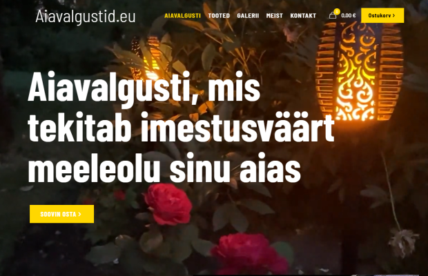 Müüa aiavalgustid.eu e-pood