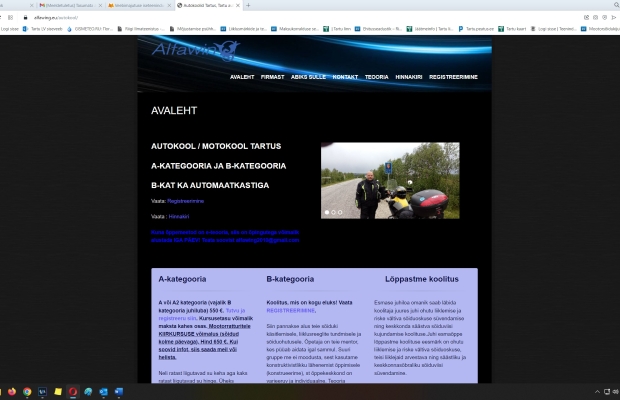 A driving school company with a valid operating license for sale (A, A2, B + final level training)