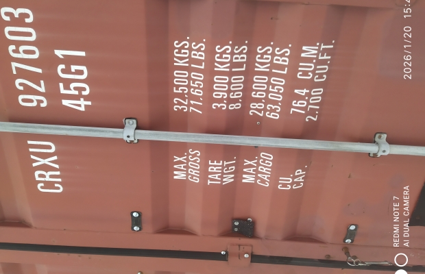 For sale high container High Cube 40´HC 12192 * 2438 * 2896 mm