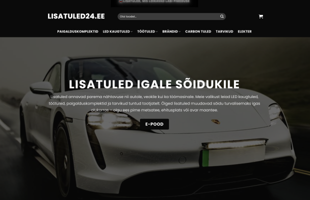 Müüa toimiv e-pood – Lisatuled24.ee