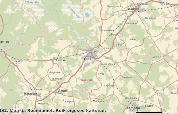 Müüa maatükk, ärimaa - Suve tn 5, Tapa linn, Tapa vald, Lääne-Virumaa