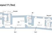 MÜÜA RAHAVOO-OBJEKT VANALINNAS | 171,7 m² ÄRIPIND PIKAL TÄNAVAL