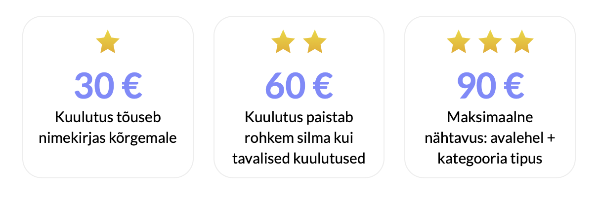 Ariportaali esiletostmine